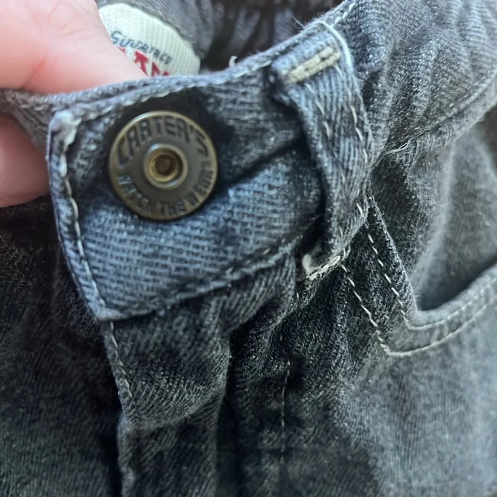 Vintage‎ Carters Watch the Wear Denim Jeans 24 MO Baby dark Wash Faded Toddler